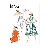 B6682E5 Women's Vintage Dress and Jacket Sewing Patterns, Sizes 14-22
