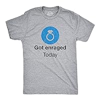 Mens Got Enraged Today T Shirt Funny Wedding Engagement Sarcastic Bachelor Party