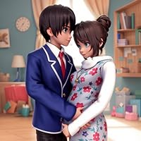 Anime Family Motherhood Chronicles Virtual Pregnant Mother - Pregnant games for girls 3D Happy Family Life Simulator New Born baby Sims Freeplay 2023 Game