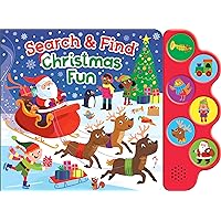 Search & Find: Christmas Fun Sound Book - Search for Santa Claus, Elves, Snowmen, Reindeer, and More, Ages 2 and Up - 6-Button Sound Book Search & Find: Christmas Fun Sound Book - Search for Santa Claus, Elves, Snowmen, Reindeer, and More, Ages 2 and Up - 6-Button Sound Book Board book
