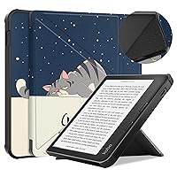 Case for Kobo Libra 2 eReader (2021),The Thinnest and Lightest Leather Smart with Auto Wake Sleep Feature Leather Cover Case for Kobo Libra 2.7
