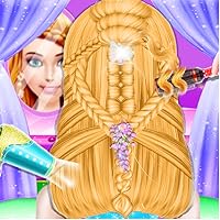 Princess Braided Hairstyles: Fashion Spa Salon| Fashion Designer| Makeup Games| Dress Up| Designing & Decoration| Beauty Salon| Crazy Artist|