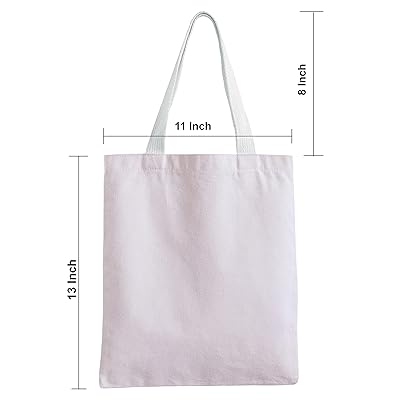  GiftExpress Pack of 26 Canvas Tote Bag Bulk, Cotton