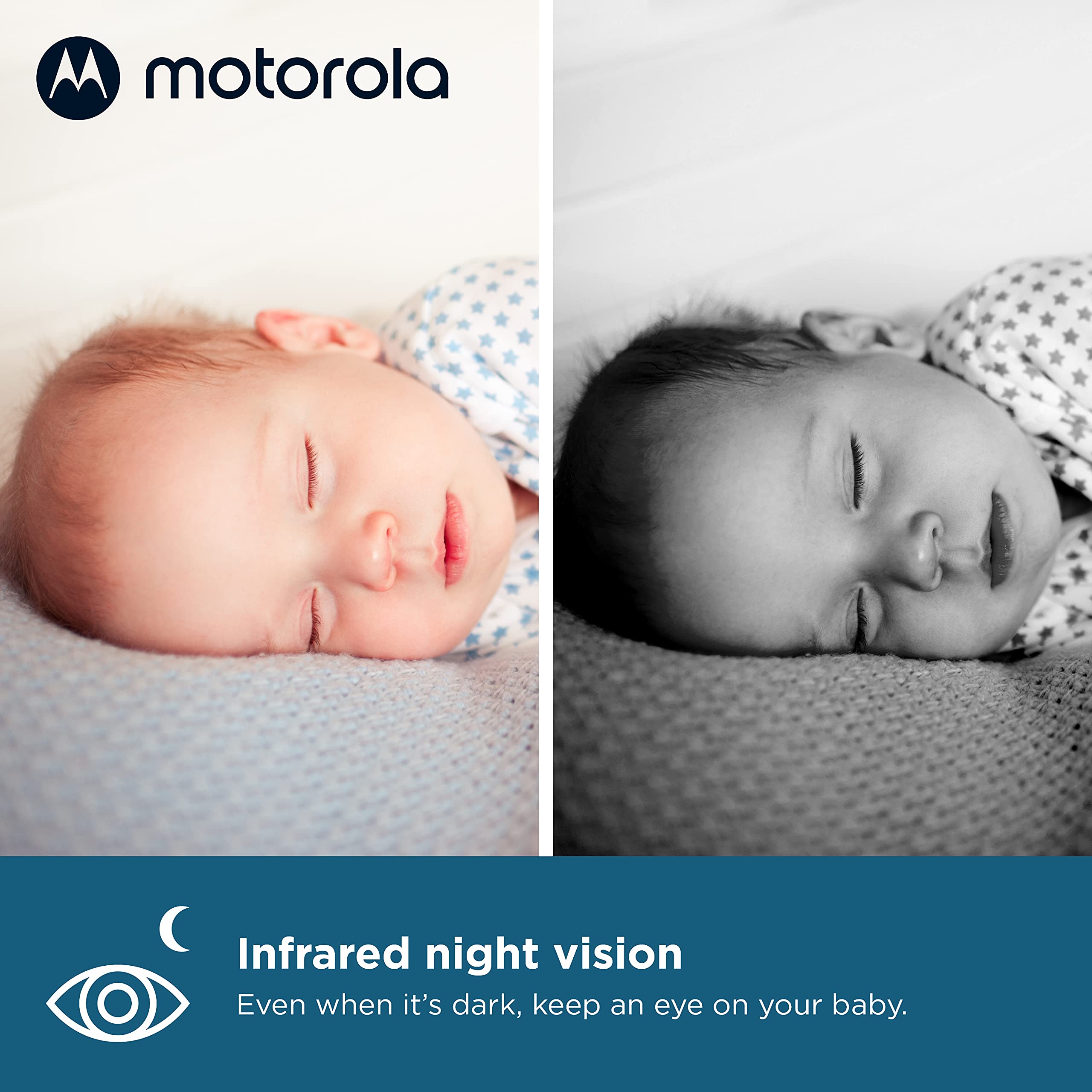 Motorola Baby Monitor-VM50G Video Baby Monitor with 2 Cameras, 1000ft Range 2.4 GHz Wireless 5