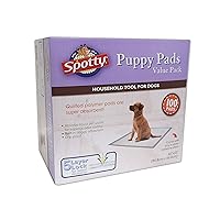 Super Absorbent Heavy Duty 5 Layer Housebreaking Training Leak Proof Pet Puppy Dog Pee Pads, 100 Count