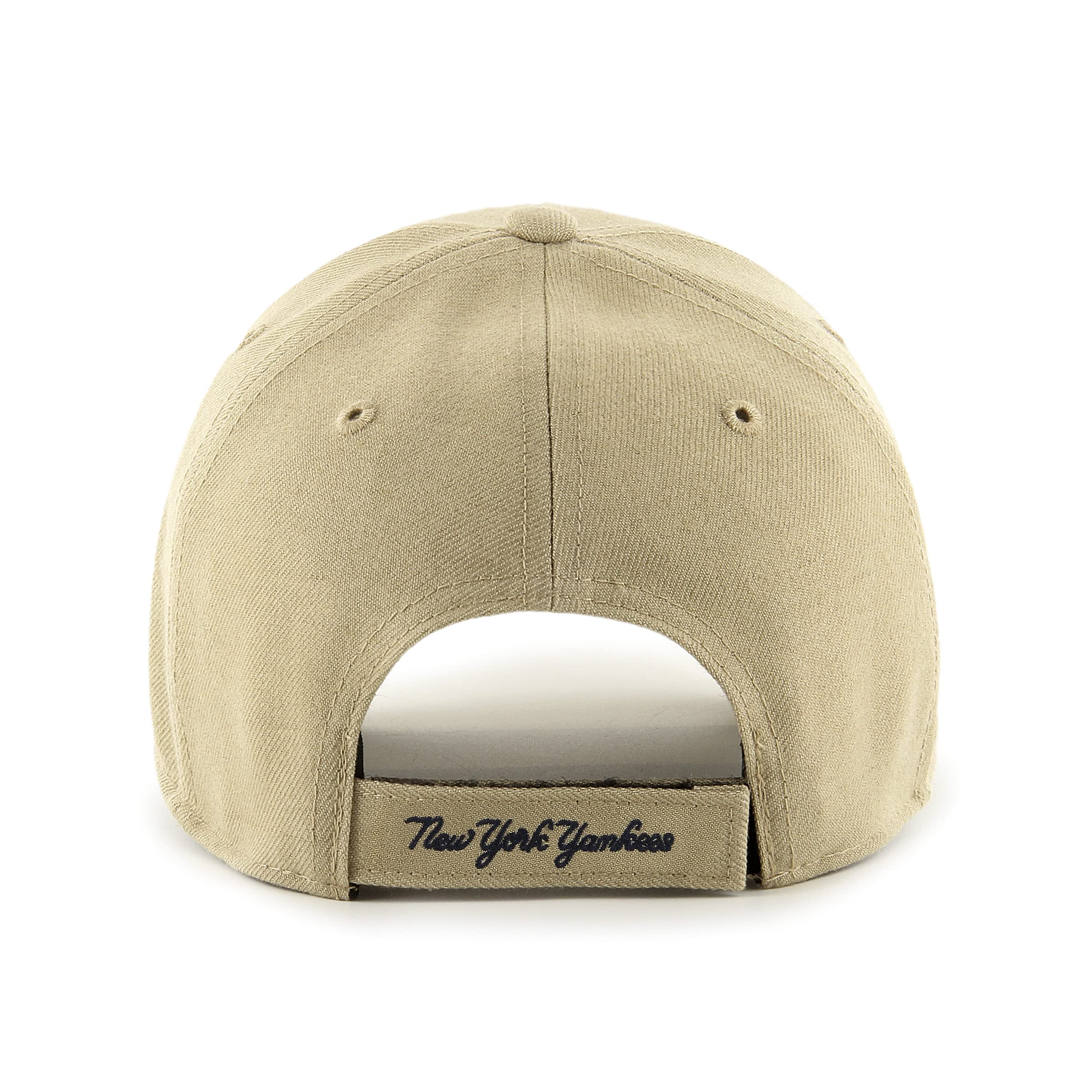 MLB UNISEX CURVED CAP 3ACP7701N 50BGS NEW YORK YANKEES BEIGE  Centralcoth