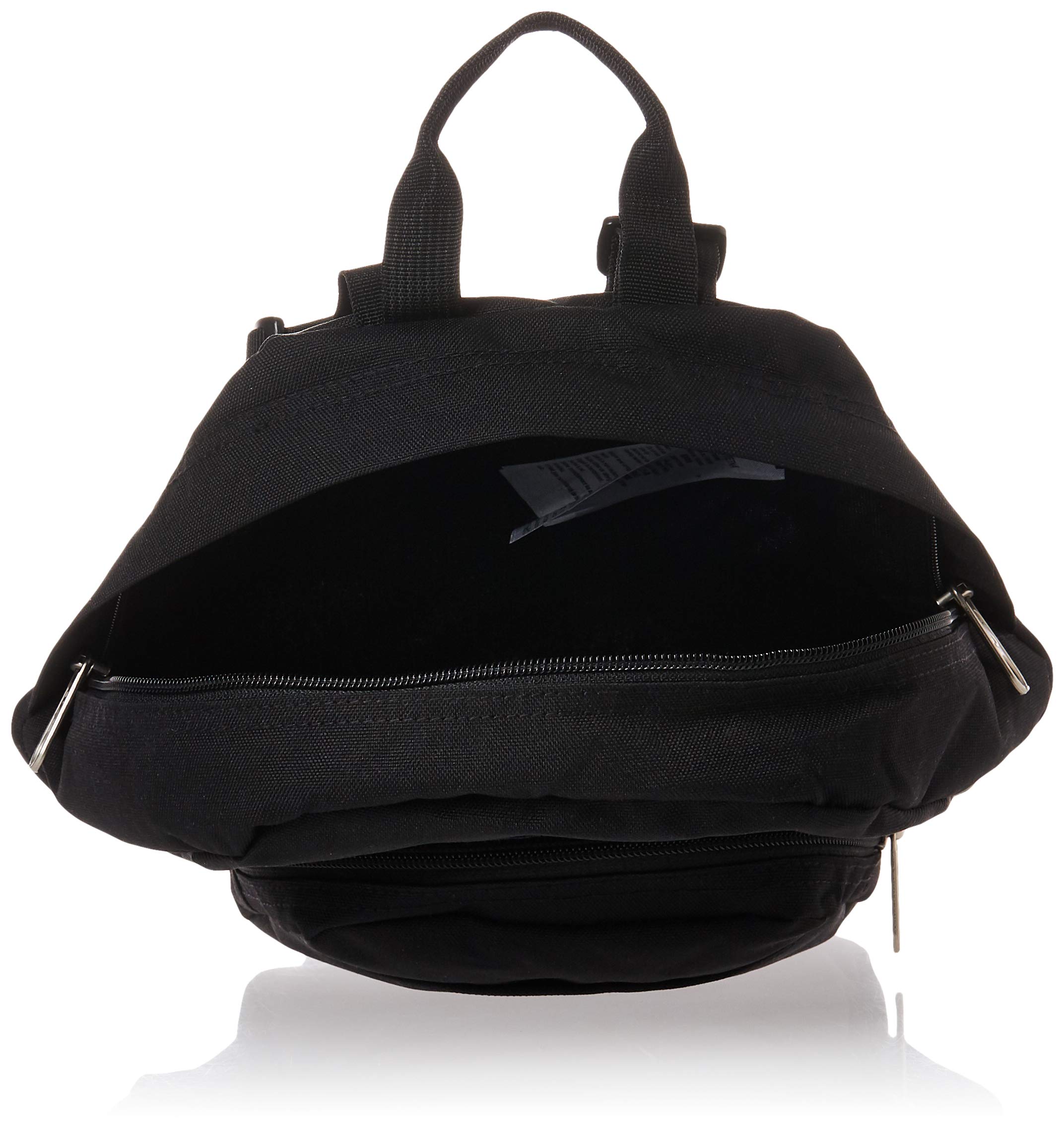 JanSport Half Pint Mini Backpack, Black, 10.2 L - Durable Mini Bag Purse with Adjustable Shoulder Straps, Single Main Compartment, Zippered Stash Pocket