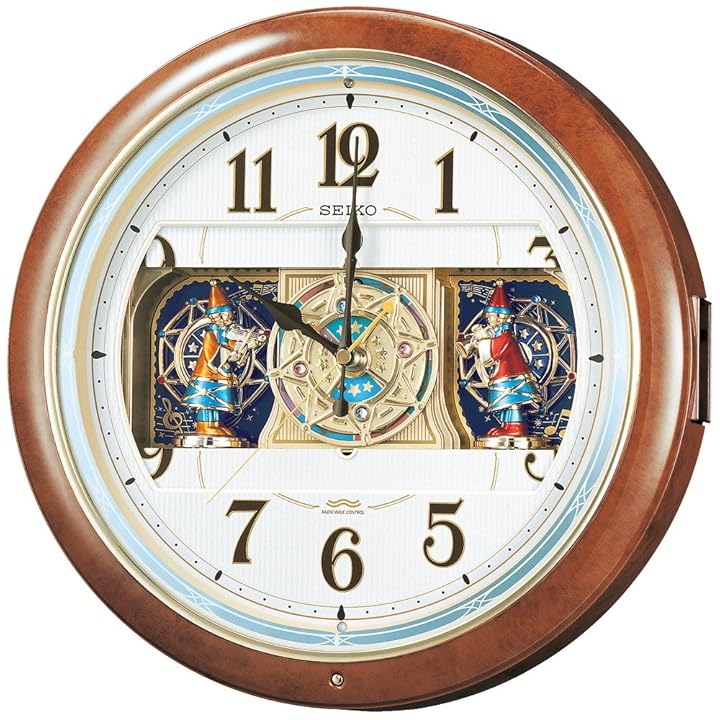 Mua Seiko clock wall clock Atomic Analog from young 6 Songs Melody Brown  Marble Pattern re559h Seiko trên Amazon Nhật chính hãng 2023 | Fado