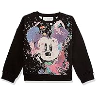 Little Girl's Disney's Mickey Mouse Splatter Sweatshirt