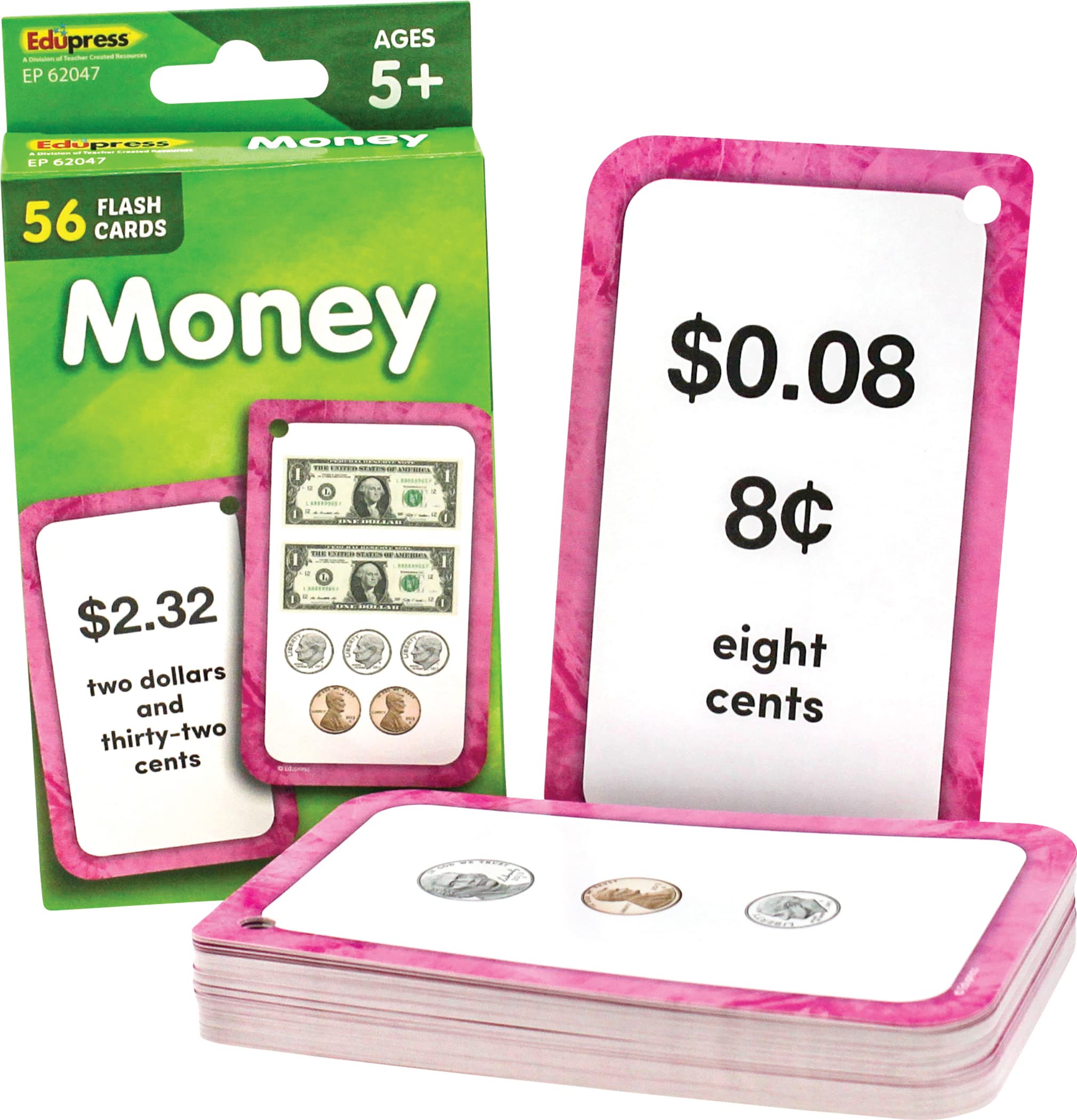 Teacher Created Resources Money Flash Cards (EP62047) 3-1/8