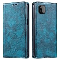 Smartphone Flip Cases Compatible with Samsung Galaxy A22 5G Wallet Case With Card Holder Magnetic Phone Case Shockproof Cover Leather Protective Flip Cover-Credit Card Holder-Kickstand Book Folio Phon