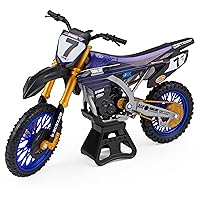 Authentic Aaron Plessinger 1:10 Scale Collector Die-Cast Motorcycle Replica with Display Stand