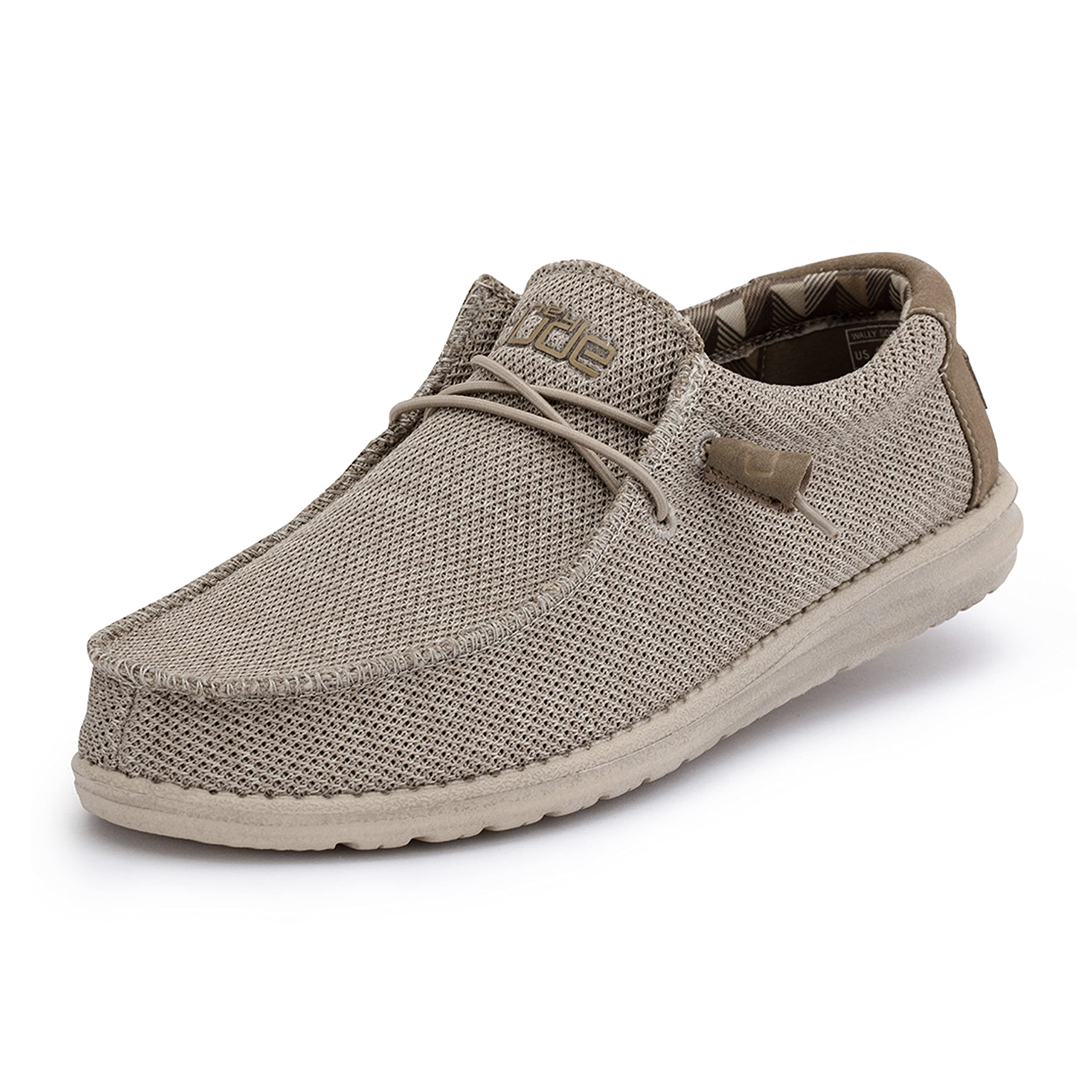 Hey Dude Men's Wally Sox | Men's Loafers | Men's Slip On Shoes | Comfortable & Light-Weight