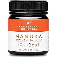 New Zealand Honey Co. Raw Manuka Honey UMF 10+ | MGO 263+, 8.8oz / 250g
