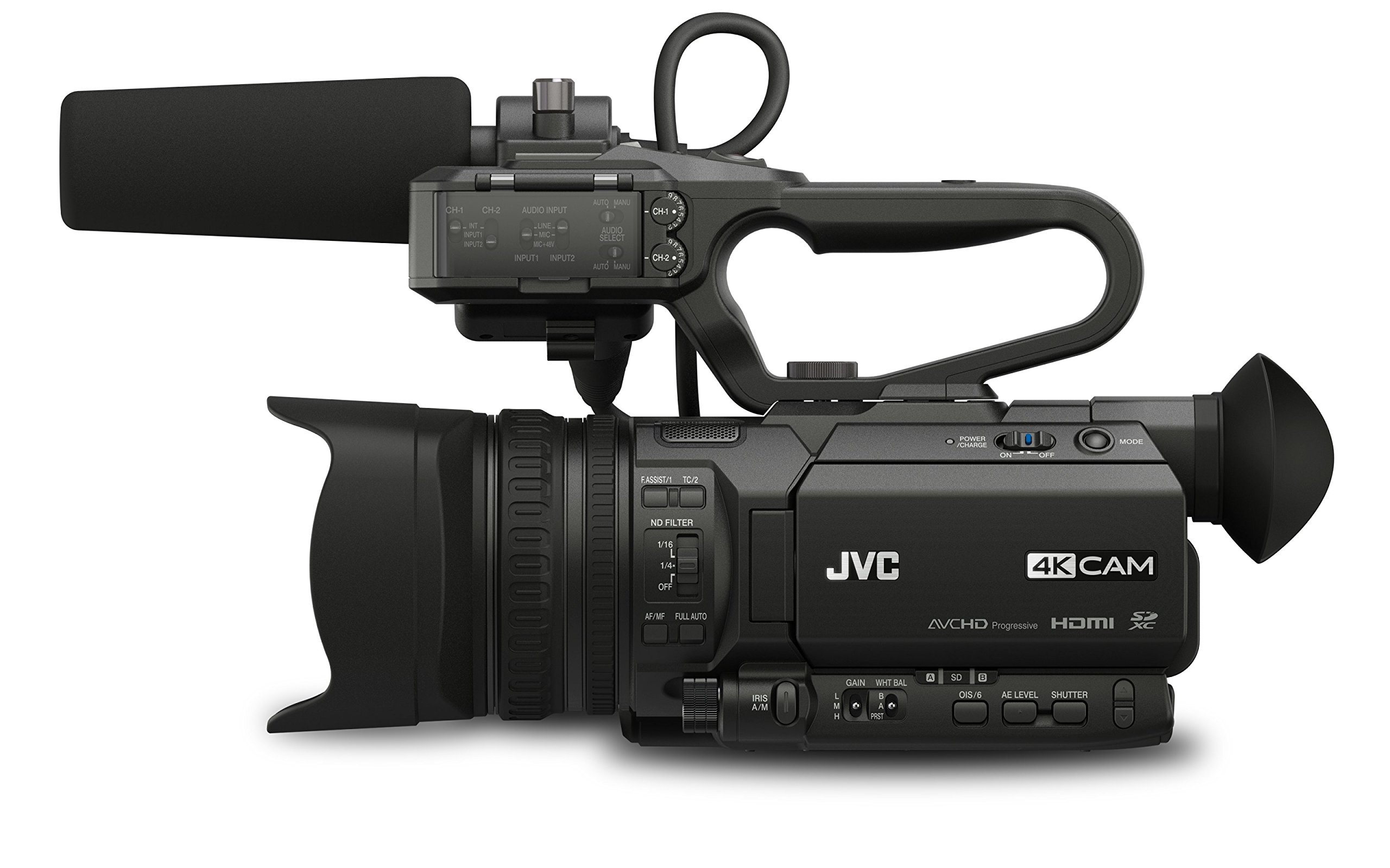 JVC GY-HM180U Camcorder, 3.5