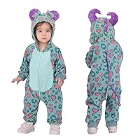 TONWHAR Toddlers And Kids One-Piece Cotton Outfit for Spring Autumn Baby Boys Girls Animal Hooded Romper