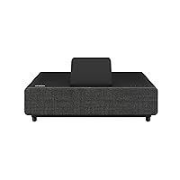 Epson EpiqVision Ultra LS500 Laser Ultra Short Throw Projector, 4000 lumens, 4K PRO-UHD, HDR, Android TV, Google Assistant, HDMI 2.0, Built-in Speakers, Sports, Gaming, Movies & Streaming – Black