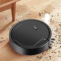 Robot Vacuum Cleaner with Humidifier Spray, Intelligent Household Robotic Vacuum, 2 in 1 Spray Humidifier Vacuum Cleaner, Sweeping Machine for Pet Hair, Hard Floors, Carpets