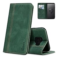 for Samsung Galaxy S9 Phone Case Wallet Card Holder Magnetic Closure Kickstand PU Luxury Leather Shockproof Soft Flip Folio Cover for Samsung S9 5.8