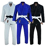 JAGUAR PRO GEAR – Athlete Series Brazilian Jiu Jitsu| Kids Adults Unisex| Kimono Gi Lightweight Uniform with White Belt