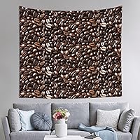 KMNHBGF (Funny Roasted Coffee Bean) Tapestries Wall Art Aesthetic Home Decorations For Living Room Bedroom Dorm Decor 60x51in