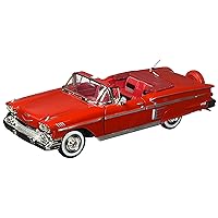 Motor Max 1:24 W/B American Classics 1958 Chevrolet Impala Convertible Diecast Vehicle for unisex-children, Red