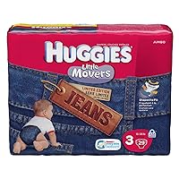 Huggies Little Movers Jean Diapers size 3, 29 count