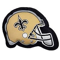 The 1st Ever Tough but Smooth Dog Toy NFL New Orleans Saints Football Helmet Tough Pet Toy. A Premium Quality Doggie Toy with Built-in Squeaker. Sports Fans Favorite Chew Toy