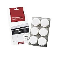 Miele Original Descaling Tablets with Moisture Plus, for Coffee Machines, Steam Ovens, FashionMaster, and Ovens/Ranges with Moisture Plus, Pack of 6