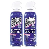 Endust 11407 - Compressed Air Duster for Electronics, 10oz, 2 per Pack-END11407 by Endust