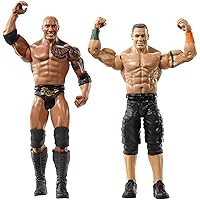 WWE WrestleMania The Rock & John Cena Figures, 2 Pack