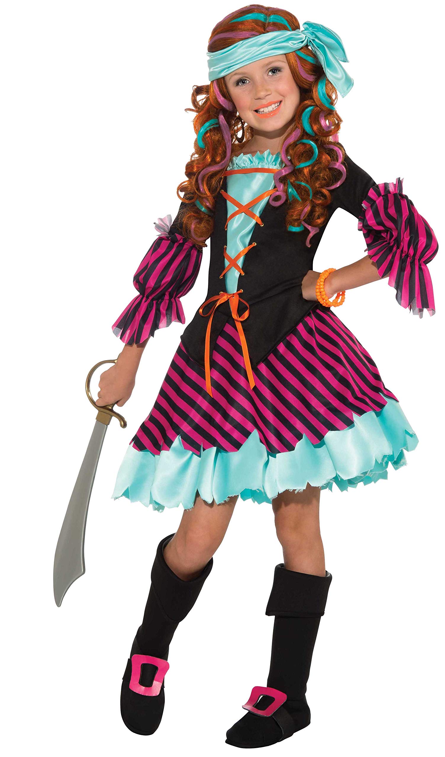 Salty Taffy Girl's Pirate Costume