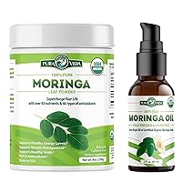 Moringa Powder Organic Single Origin (8 oz) and Organic Moringa Oil (2fl oz)
