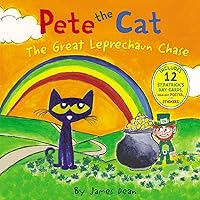 Pete the Cat: The Great Leprechaun Chase: Includes 12 St. Patrick's Day Cards, Fold-Out Poster, and Stickers! Pete the Cat: The Great Leprechaun Chase: Includes 12 St. Patrick's Day Cards, Fold-Out Poster, and Stickers! Hardcover Kindle Audible Audiobook Paperback