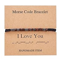 PULABO Fashion Morse Code Bracelets I Love You Lover Couple Bracelet For Women Men Family Friendship Charm Hand Jewelry Accessories popular