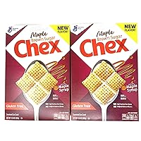 Chex (2 Pack) Maple Brown Sugar Breakfest Cereal 12.8 oz Boxes (25.6 oz Total) - Gluten Free