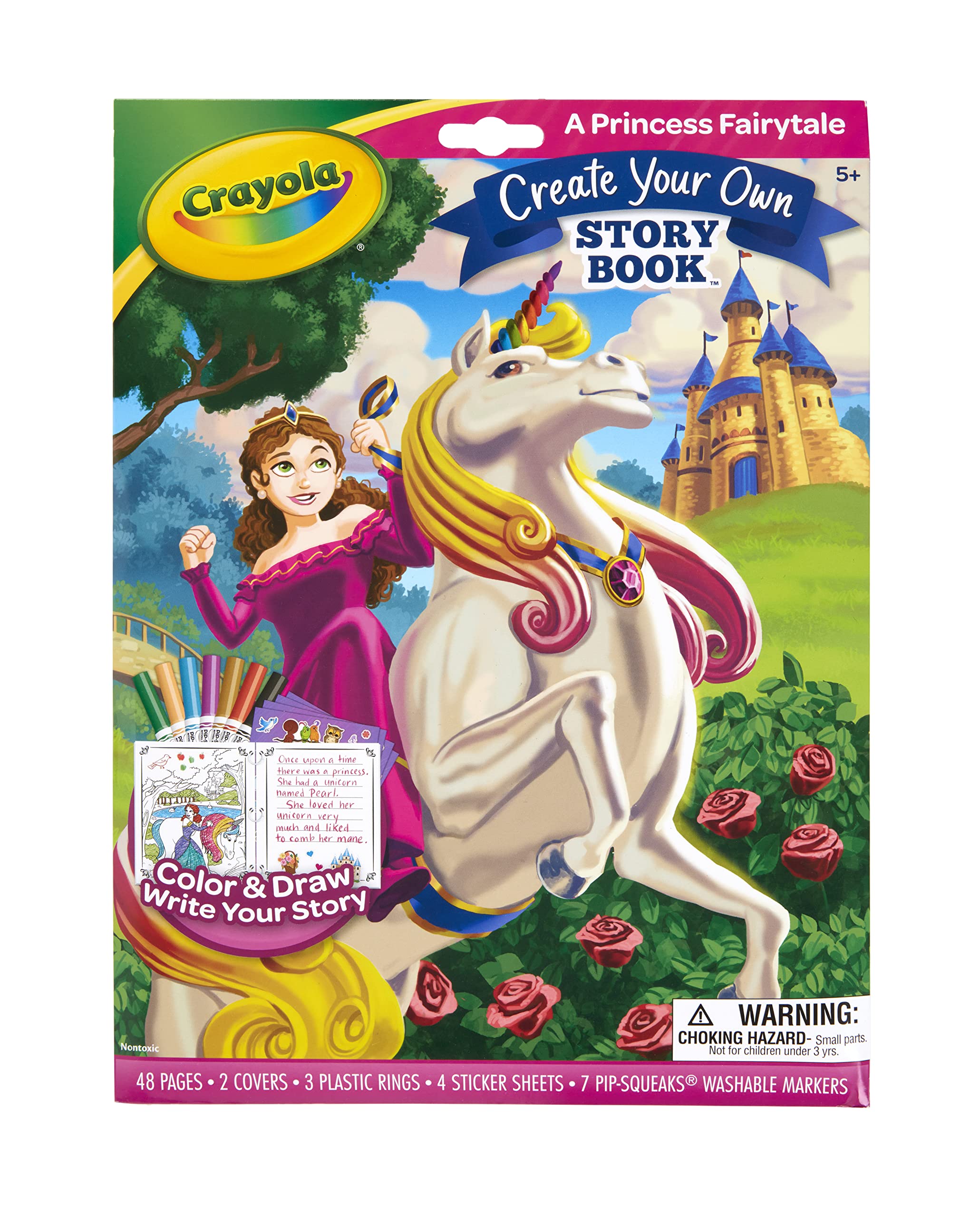 Crayola Book Making Kit for Kids, Fairytale Storybook, DIY Kits for Girls & Boys, Ages 6, 7, 8, 9