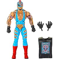 Mattel WWE Rey Mysterio Top Picks Elite Collection Action Figure, Articulation & Life-Like Detail, Interchangeable Accessories, 6-inch