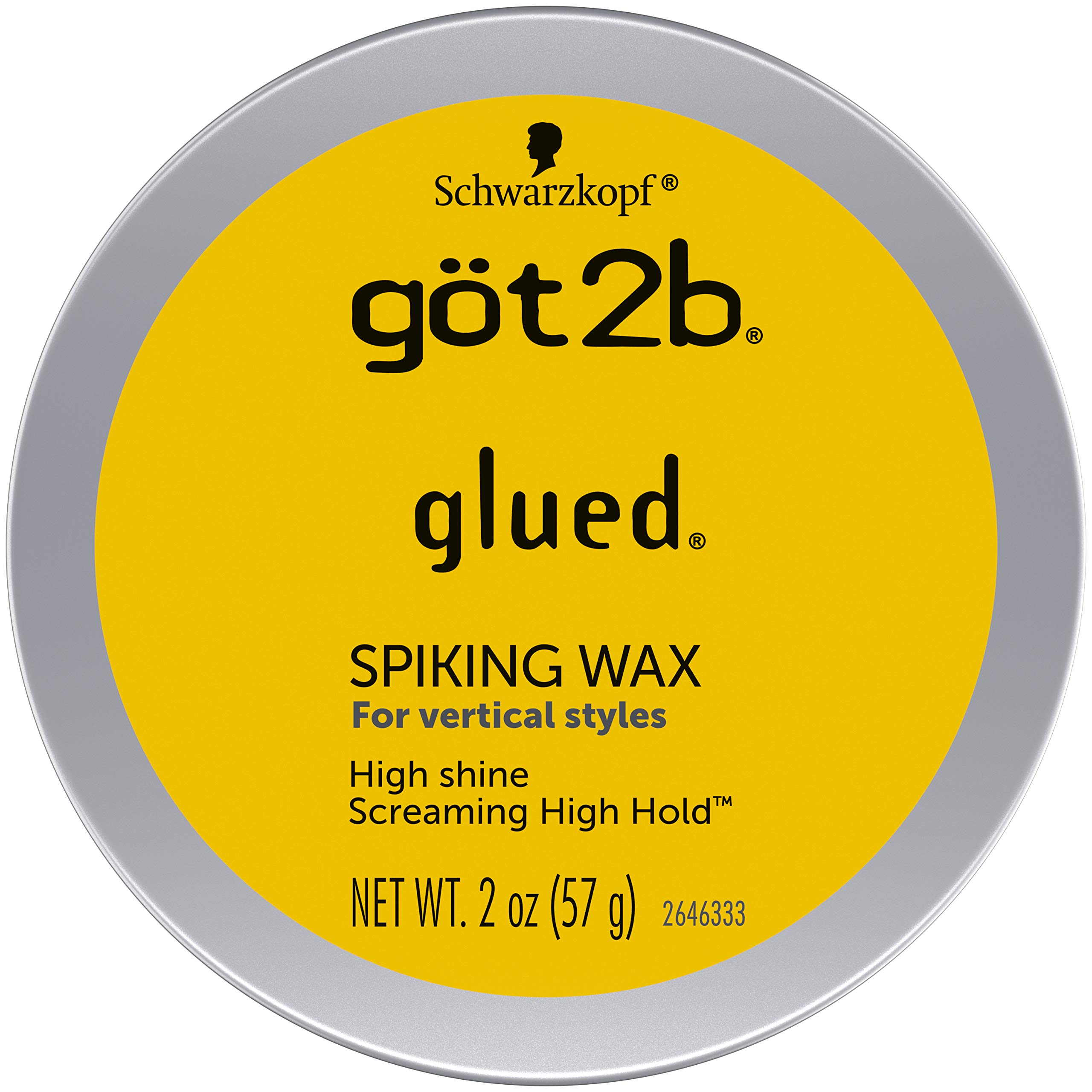 Got2b Glued Spiking Hair Wax, Fierce Holding Power, 2 oz