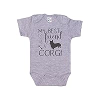 My Best Friend Is A Corgi, Unisex Baby Onesie, Infant Dog Outfit