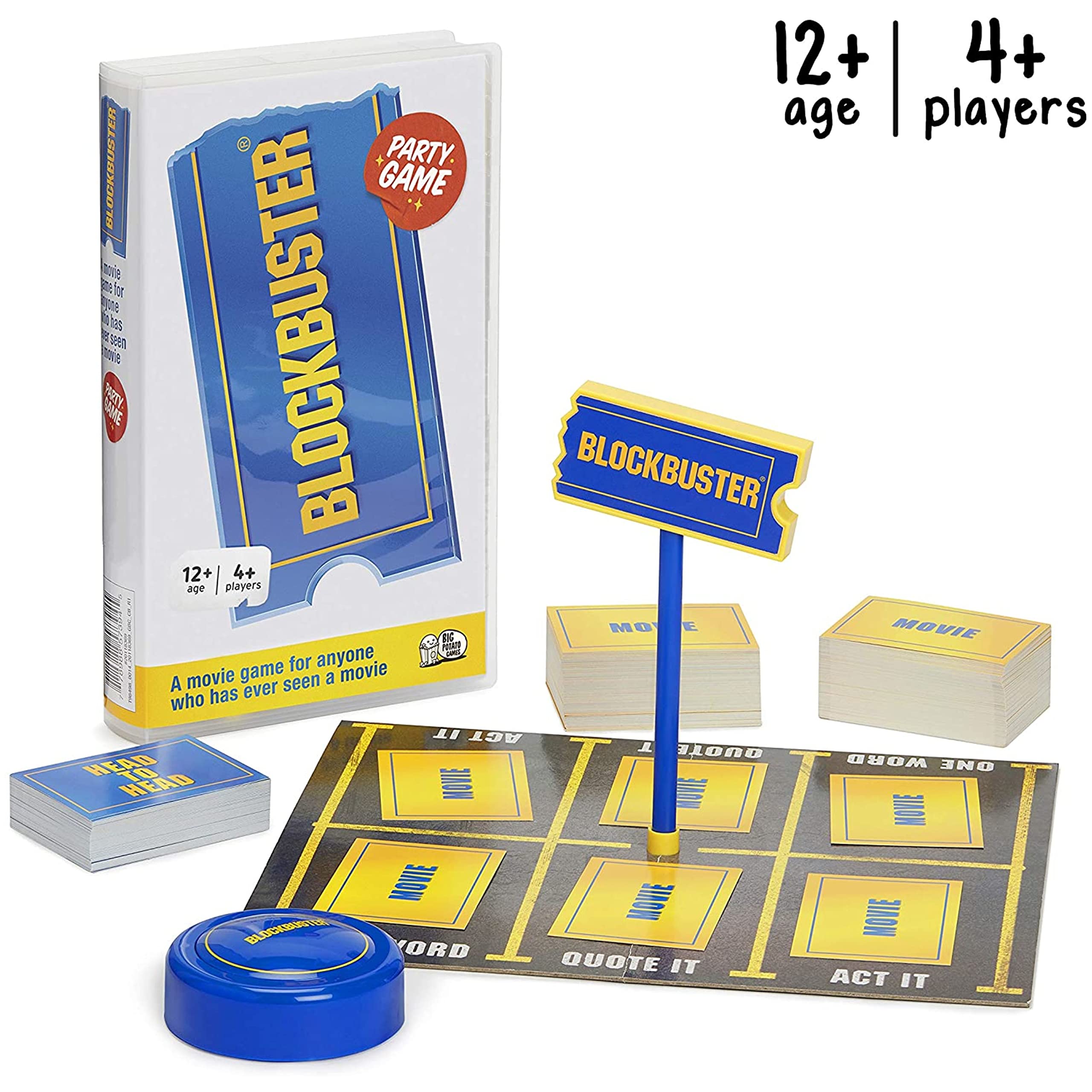 Big Potato The Blockbuster Game: A Movie Party Game for The Whole Family