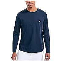 Nautica Men's J-Class Logo Long Sleeve T-Shirt