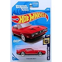 Hot Wheels 2019 HW Screen Time James Bond Diamonds Are Forever '71 Mustang Mach 1 2/250, Red