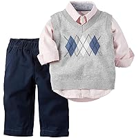 Carter's baby-boys 3 Pece Easter Vest Set 120g072