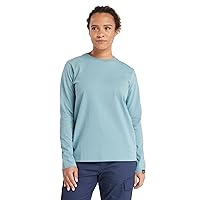 Timberland PRO Women's Core Long Sleeve T-Shirt, Smoke Blue