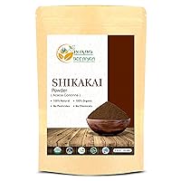 Shikakai Powder Pure Acacia Concinna Fruit Pods Powder For Hair, Shiny, Tangled Hair Cleanser & Conditioner Vegan Non GMO 5.30 oz