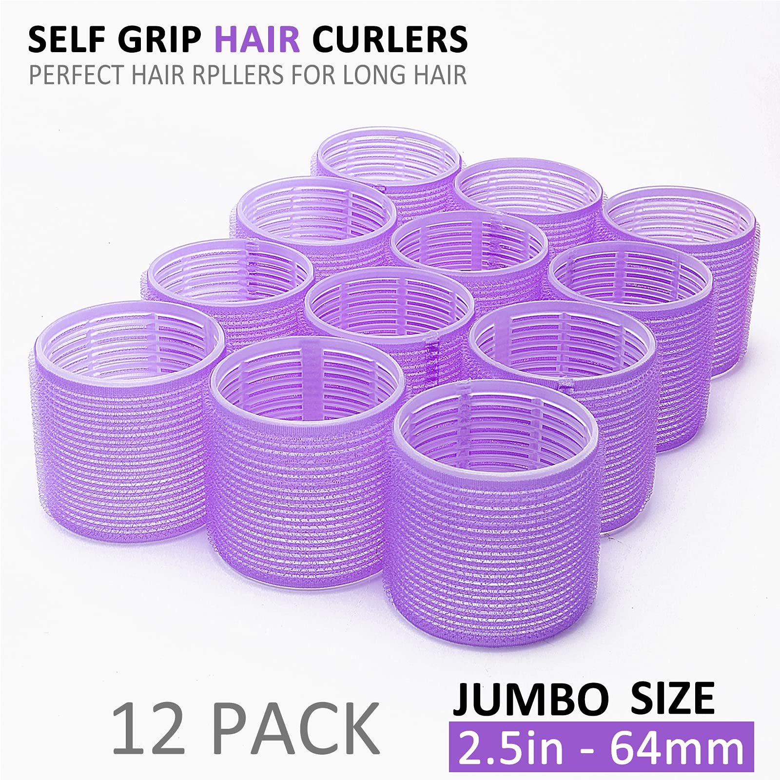 Mua Jumbo Size Hair Roller sets, Self Grip, Salon Hair Dressing Curlers, Hair  Curlers, 2 size 24 packs (12XJUMBO+12XLARGE)… trên Amazon Mỹ chính hãng  2023 | Giaonhan247
