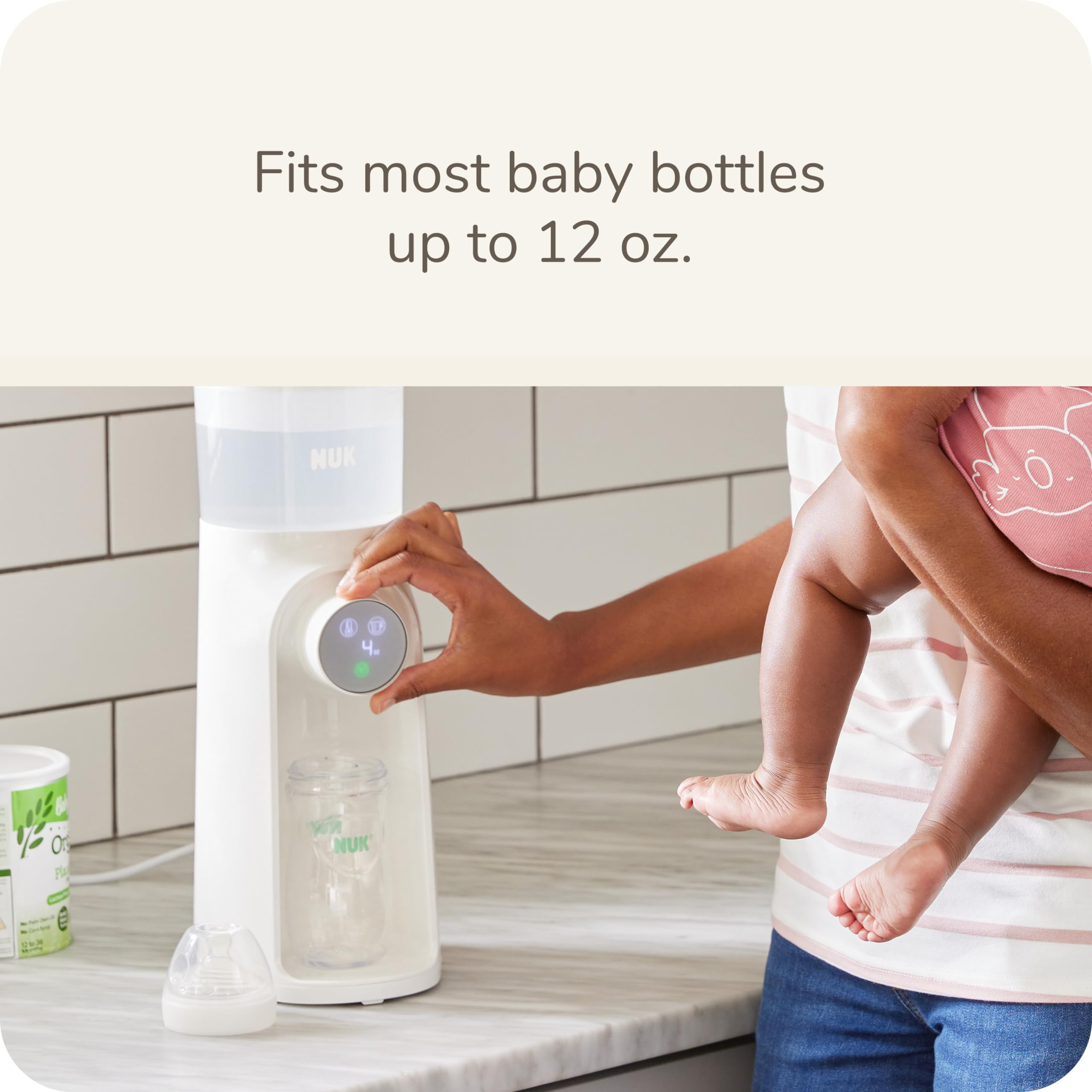 NUK Instant Baby Bottle Warmer and Warm Water Dispenser