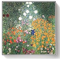 Paint by Numbers for Adult Kits Flower Garden Painting by Gustav Klimt Paint by Numbers Kit for Kids and Adults