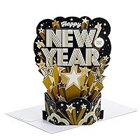 Paper Wonder Musical Pop Up New Year Card (Plays Auld Lang Syne)